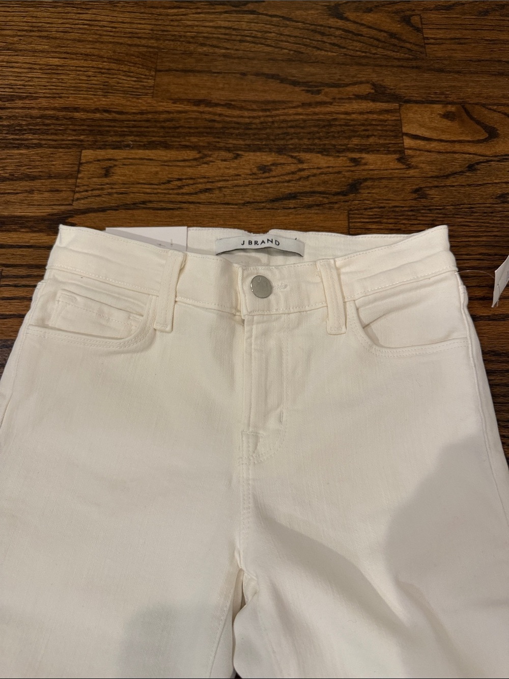 NWT J Brand White Skinny Leg Mid Rise Jeans - Picture 7 of 7